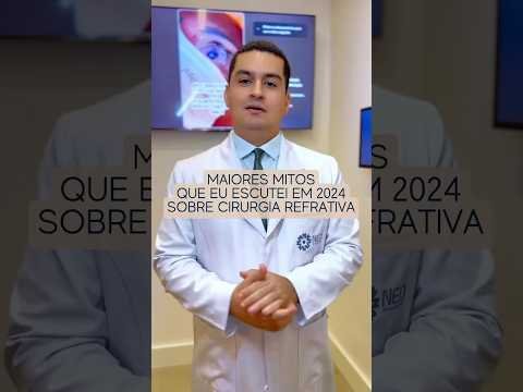 Quais desses mitos sobre a cirurgia refrativa vc acreditava? ??não perca o vídeo completo no canal