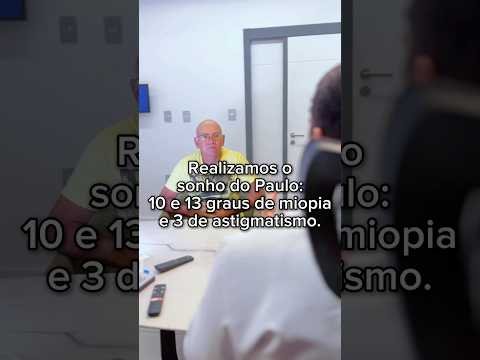 Caso desafiador! E vc? Tem quantos graus para corrigirmos na Cirurgia Visão Raio-X? ?⚡️