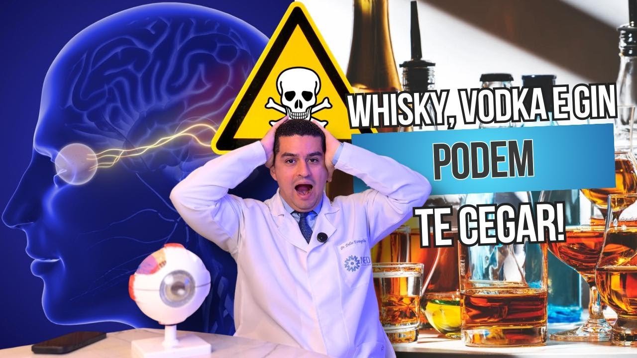 Whisky, vodka e gin podem te cegar!