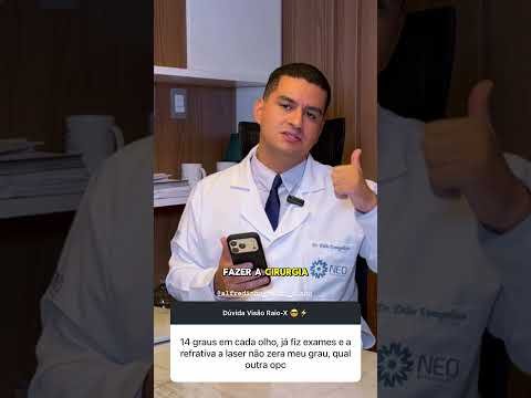 A cirurgia refrativa não zera meu grau, e agora ?