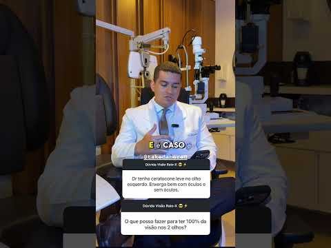 Ceratocone: tenho ceratocone posso enxergar 100%?